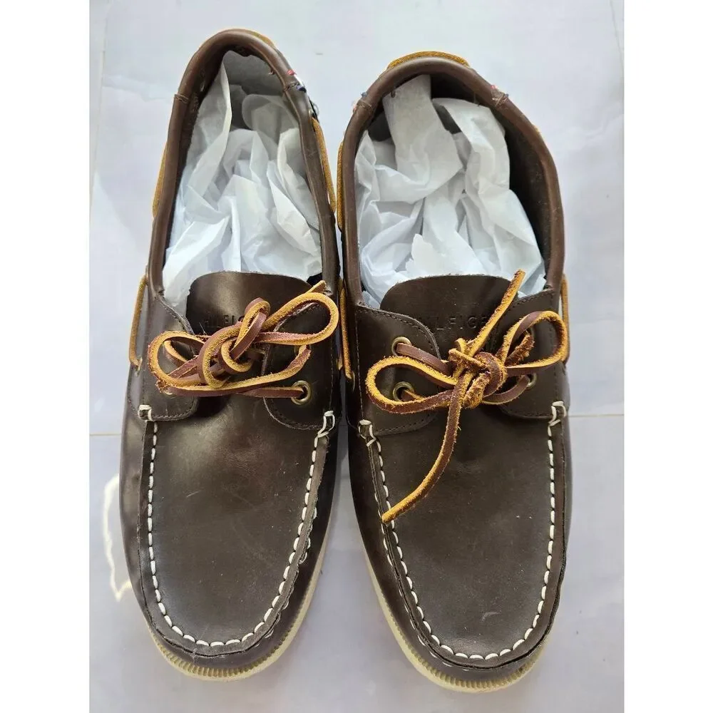 Tommy Hilfiger Mens Size 8.5 Brown Loafer